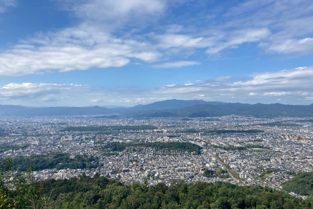 大文字山より京都市内